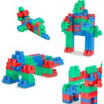 bloco monta mais blocolândia click 120 peças 4 peças dismat xk107