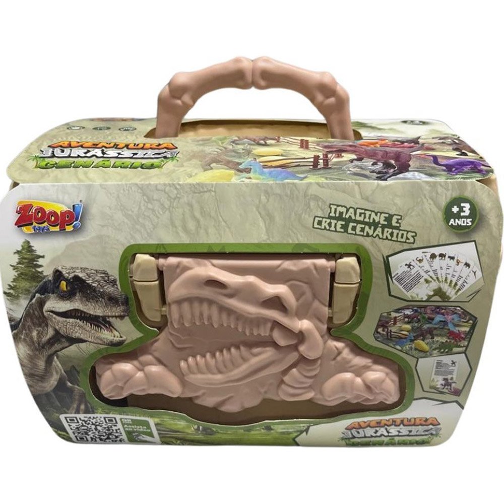 Brinquedo Maleta Mundo Jurássico Zoop Toys ZP01231