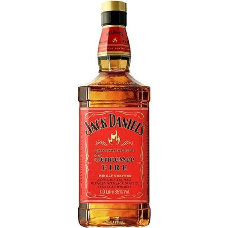 whisky tennessee fire 1l jack daniels
