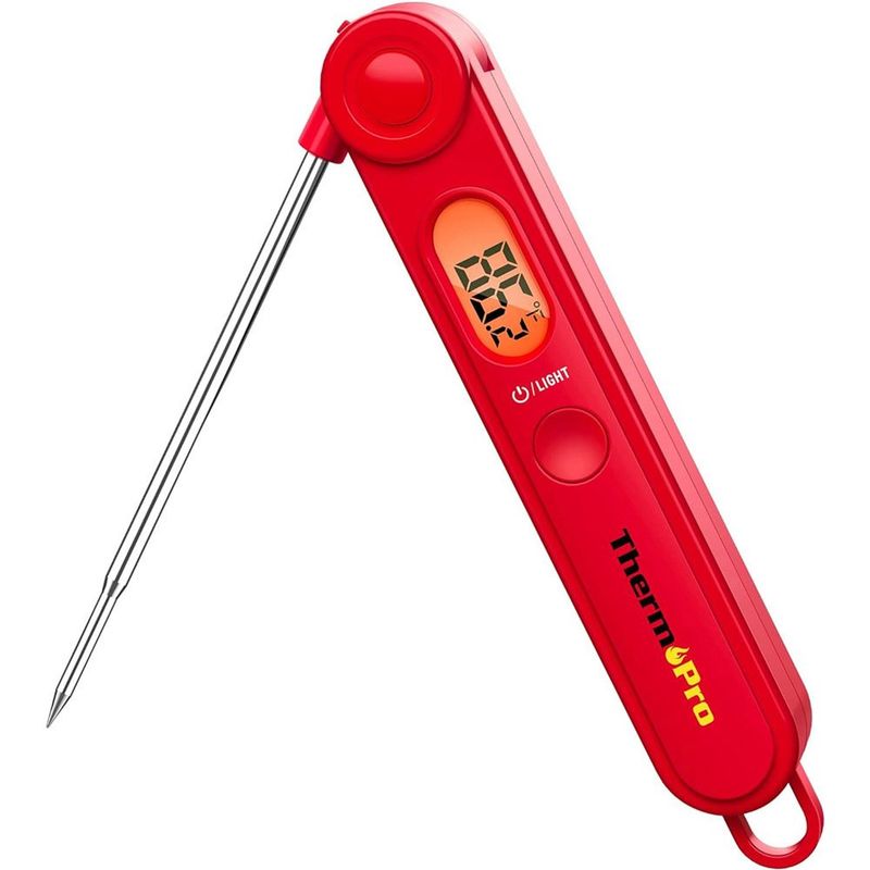 termômetro para alimentos tp03b vermelho thermopro a-mbi