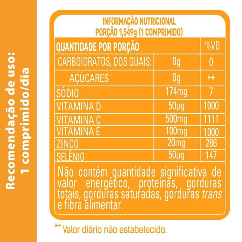 addera + imunidade vitamina d 2.000ui 30 comprimidos hypera