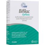 bifilac geflora 6 sticks suplemento alimentar com probiótico lgg em pó mantecorp