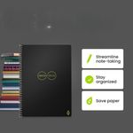 caderno rocketbook 6x8,8 polegadas preto a-mbi