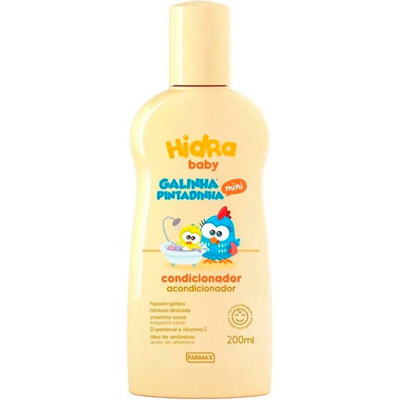 condicionador hidra baby galinha pintadinha 200ml