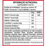 shot thermo max titanium 60 cápsulas