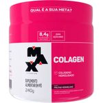 colágeno hidrolisado max titanium frutas vermelhas 240g