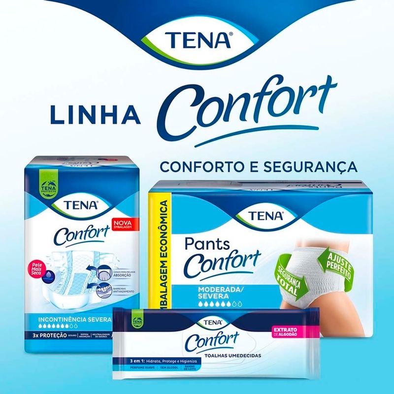 roupa íntima tena tamanho g/eg 8 unidades