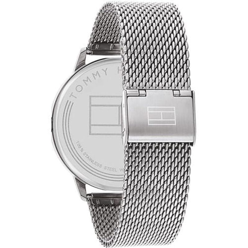 relógio tommy hilfiger masculino 179482 aço inoxidável prata a-bi