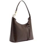 bolsa anacapri tiracolo pequena alça removível marrom (mp)