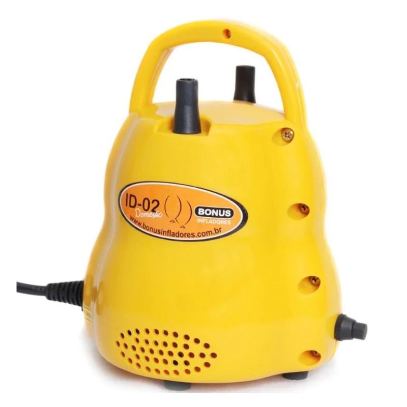 inflador de balões bonus infladores doméstico amarelo 127v (mp)