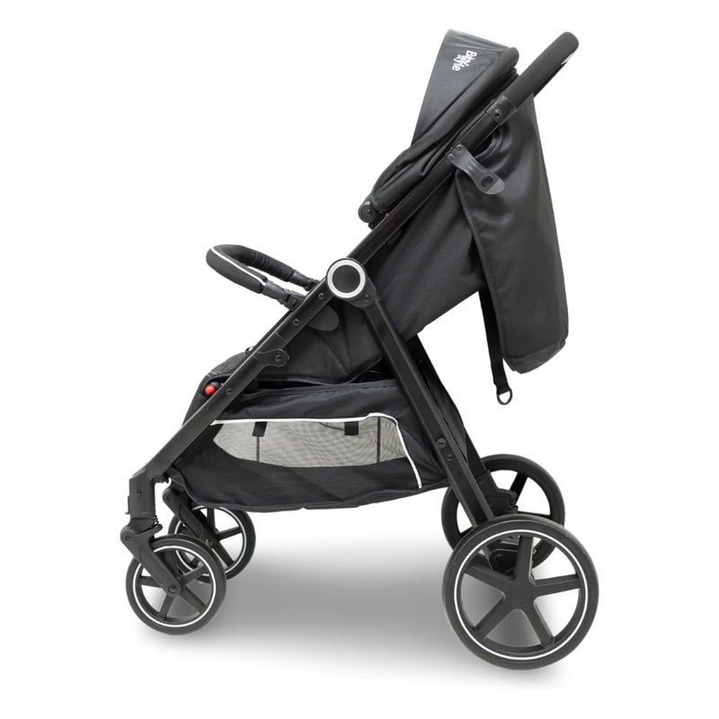 carrinho de bebê baby style thunder preto 7511 (mp)