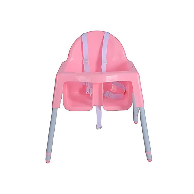 cadeira de alimentação baby style feliz rosa 0201 (mp)