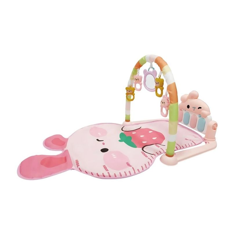 tapete musical baby style coelho rosa 3707 (mp)