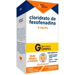 cloridrato de fexofenadina 6mg/ml 60ml suspensão oral nova química