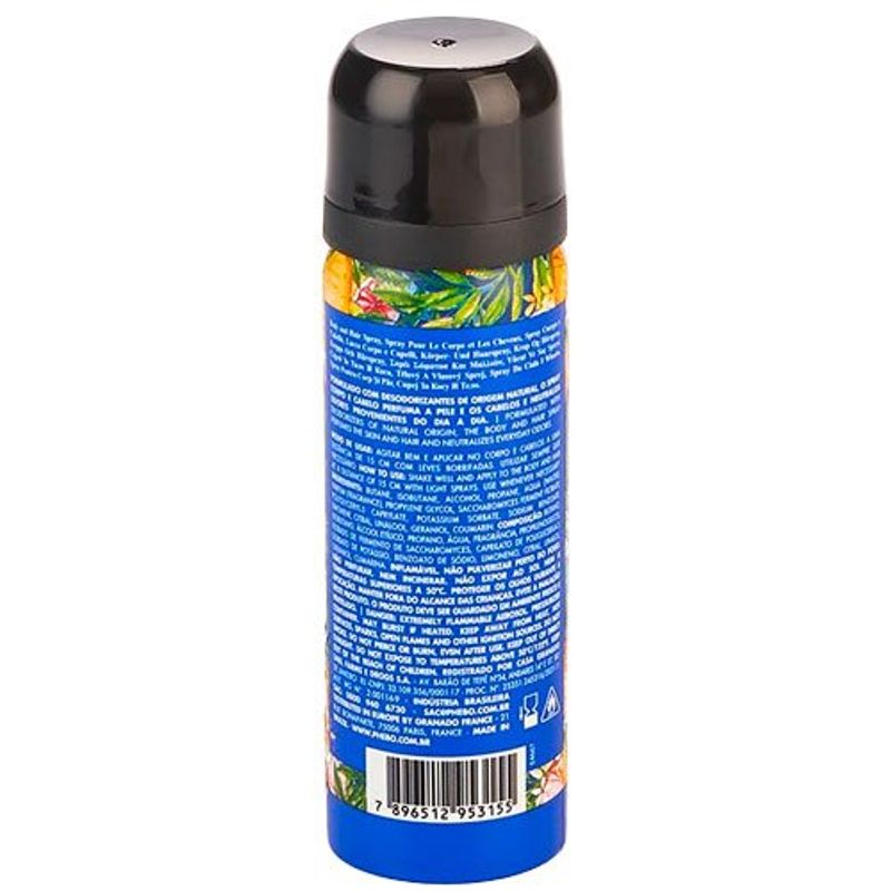spray corpo e cabelo phebo limão siciliano 59ml