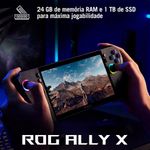 console portátil asus rog ally x 1tb rc72l preto