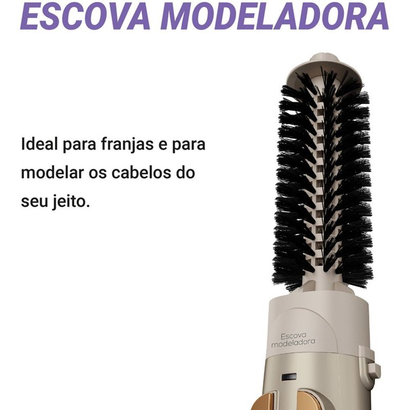escova rotativa philco per03 1300w cinza dourado