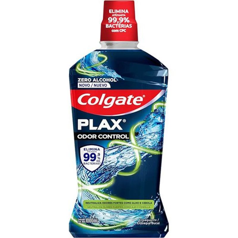 enxaguante bucal colgate plax 1l