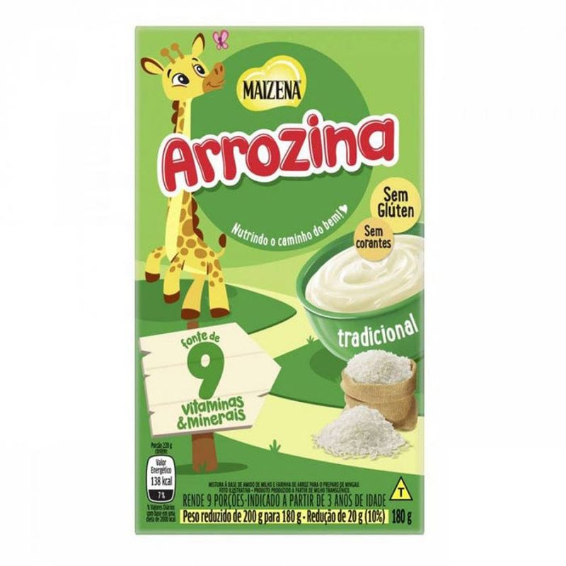 amido de milho maizena arrozina tradicional 180g