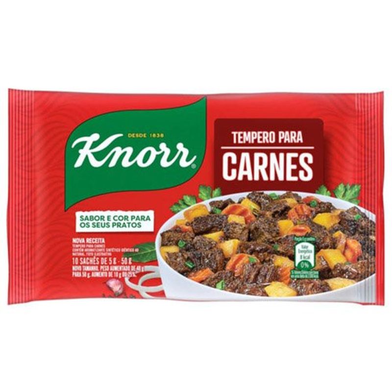 tempero em pó knorr carne 50g