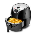 fritadeira elétrica air fryer multilaser 6,5l 127v go217 preto (mp)