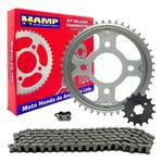 kit relação transmissão hamp cg/fan/titan 160 2016 a 2024 (mp)