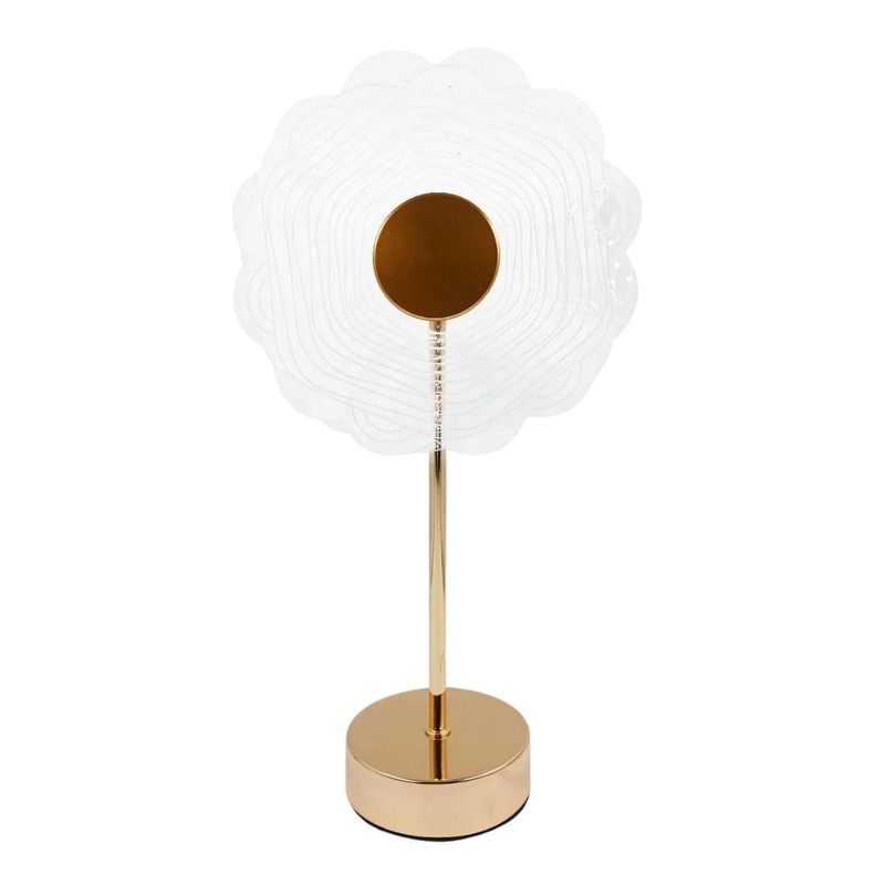 abajur alfacell flor led 3w bivolt 38cm (mp)