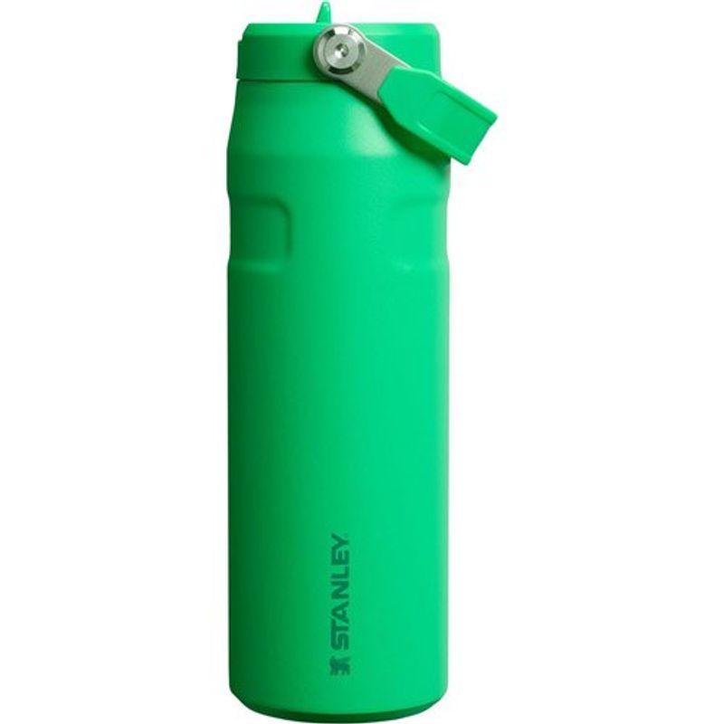 garrafa stanley iceflow com canudo 700ml aço inox verde a-bi