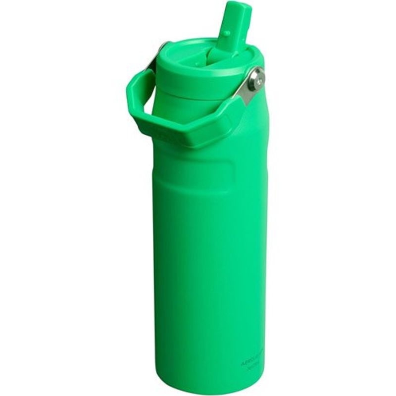 garrafa stanley iceflow com canudo 700ml aço inox verde a-bi