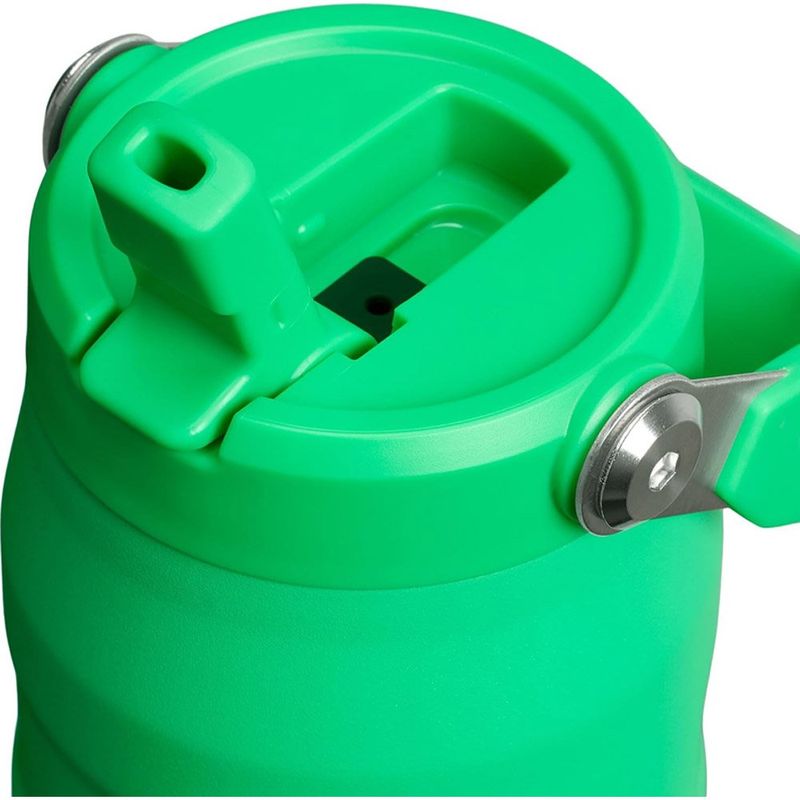 garrafa stanley iceflow com canudo 700ml aço inox verde a-bi