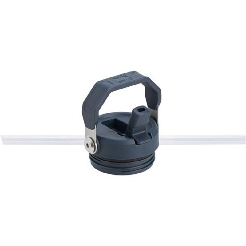 garrafa stanley iceflow com canudo 700ml aço inox azul marinho a-bi