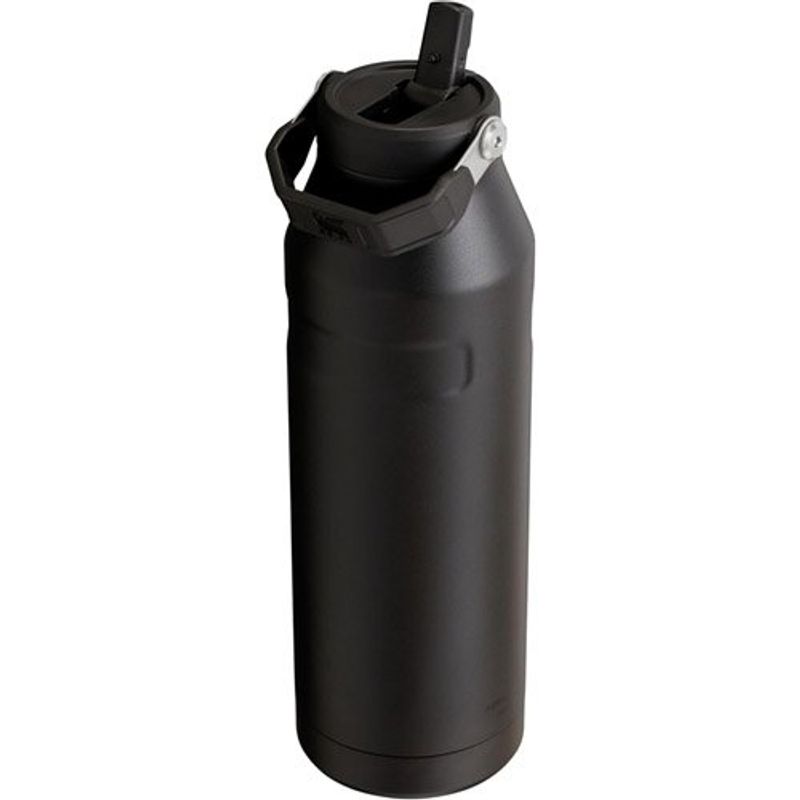 garrafa stanley iceflow com canudo 1,5 litros aço inox preto a-mbi