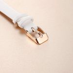 relógio feminino nuovo bangle branco a-mbi