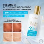 protetor solar facial l'oréal paris solar expertise the invisible com cor 5.0 fps60 40ml