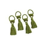 anel de guardanapo copa&cia trassel com 4 unidades olive (mp)