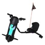 triciclo elétrico bel fix drift com led 36v/250w preto 942807 (mp)