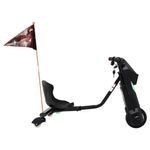 triciclo elétrico bel fix drift com led 36v/250w preto 942807 (mp)