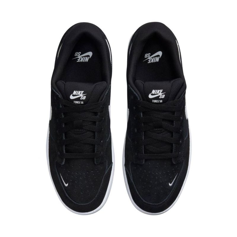 tênis skateboarding masculino n°43 nike sb force 58 preto (mp)