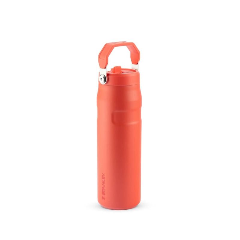 garrafa térmica stanley aerolight flip straw 710ml hot coral (mp)