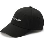 boné masculino calvin klein logotipo preto a-mbi