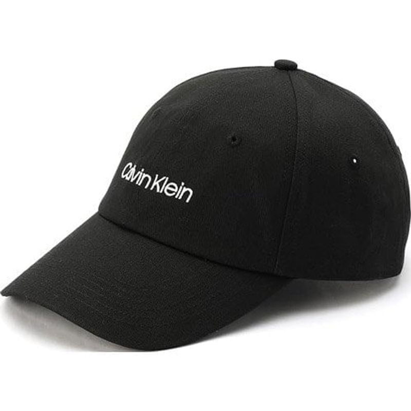 boné masculino calvin klein logotipo preto a-mbi