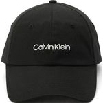 boné masculino calvin klein logotipo preto a-mbi
