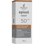 protetor solar stick episol color fps50 médio 18g