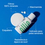 protetor solar mineral fluído ollie fps50 fpuva 16 40g