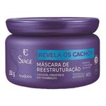 máscara de reestruturação eudoria siàge revela cachos 250g
