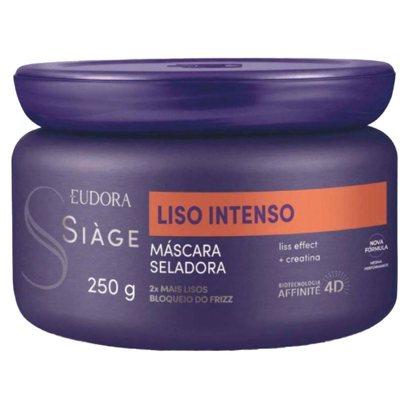 máscara seladora eudora siàge liso intenso 250g
