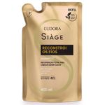 shampoo eudora siàge reconstrói os fios 400ml refil