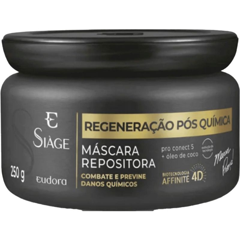 máscara repositora eudora siàge regeneração pós química 250g