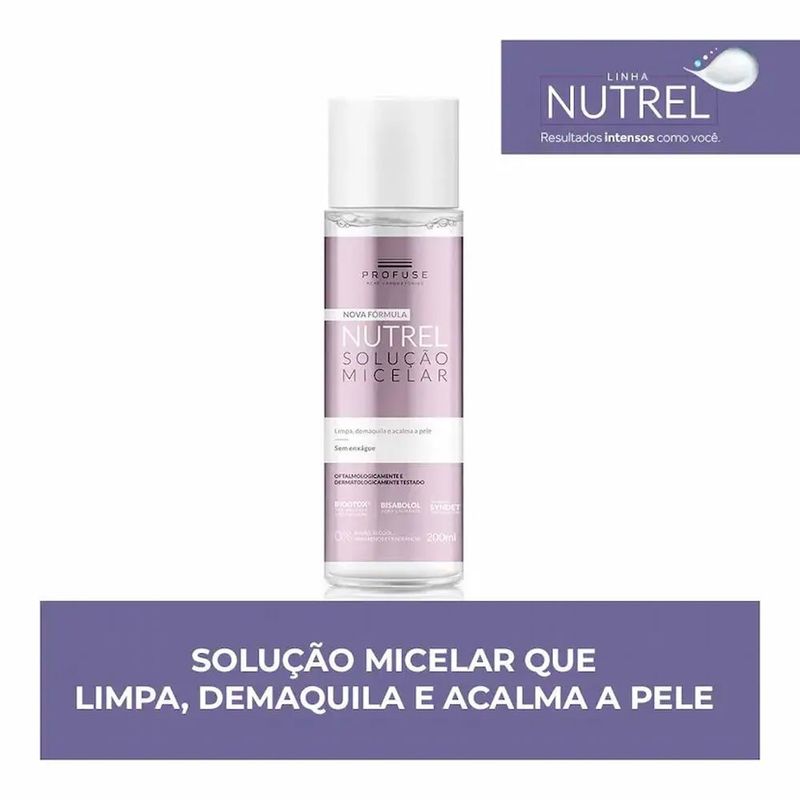 solução micelar profuse nutrel 200ml
