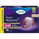 roupa íntima tena noturna g/eg 16 unidades